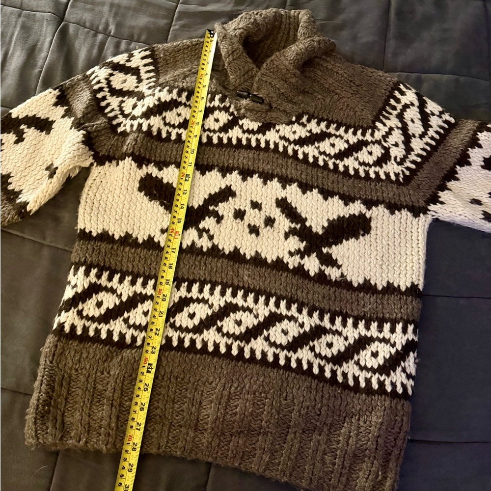 American Eagle Men’s size XL grey and white Sweater - Picture 4 of 5